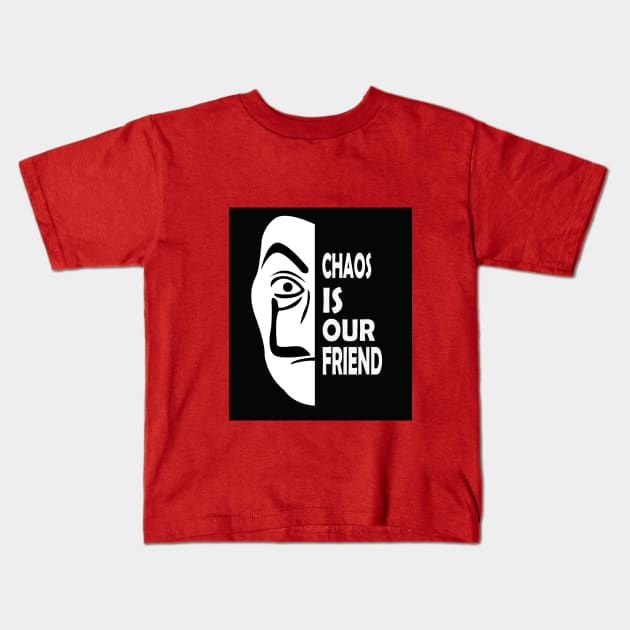 CHAOS FRIEND T-SHIRT Kids T-Shirt by paynow24